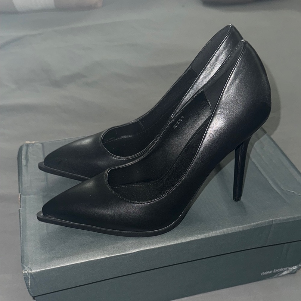 Classic Black Stiletto Heels